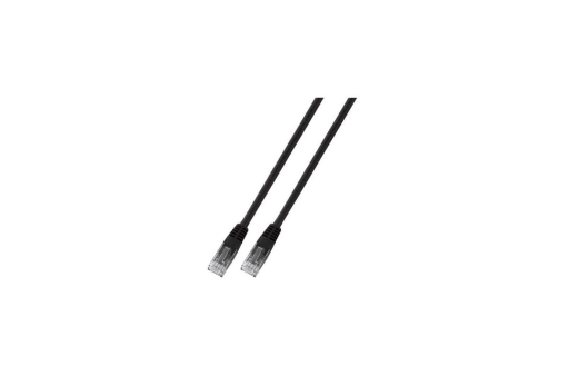 EFB RJ45 Patchkabel U/UTP Cat.6 PVC CCA 5.00m schwarz