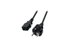 EFB Netzkabel Schutzkontakt 180°-C19...
