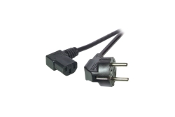 EFB Netzkabel Schutzkontakt 90°-C13...
