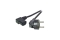 EFB Netzkabel Schutzkontakt 90°-C13 90°,sw,5.0m,3x1.0mm