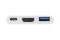 Equip Dock 3-1 USB-C->HDMI,USB-A,60W USB-C 0.15m