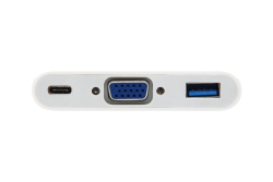 Equip Dock 3-1 USB-C->VGA,USB-A,60W USB-C 0.15m