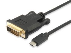 Equip Adapter USB-C->DVI-D(24+1) 1920x1200/ 60Hz 1.80m...