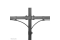 Neomounts TIS 10-32 2TFT 3Gelenke schw. Max.8KG