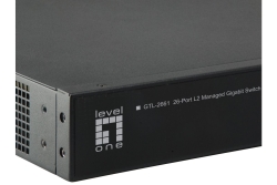 LevelOne Switch 24xGE/2x10GSFP+ KILBY 19 Managed L2