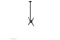 Neomounts DEH 32-75 1TFT 1Gelenk H:106-156cm Max.50KG sw