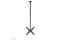 Neomounts DEH 32-75 1TFT 1Gelenk H:106-156cm Max.50KG sw