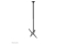 Neomounts DEH 32-75 1TFT 1Gelenk H:106-156cm Max.50KG sw