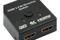Equip Switch HDMI2.0 1-In/2-Out bidirekt. 4K/60Hz 18Gbps