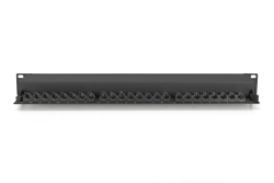 DIGITUS Patchpanel 1HE 24-Port Cat6a geschirmt schwarz