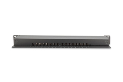 DIGITUS Patchpanel 1HE 16-Port Cat6 geschirmt schwarz