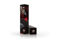 gembird Gaming-Mauspad schwarz 400x450mm rutschfeste Unterse