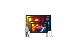 Elite Screens Outdoor 16:9 332*187cm Yard Master2 Dual silb.