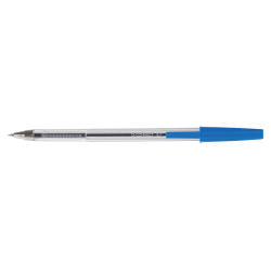 Einwegkugelschreiber, ca. 1mm, blau