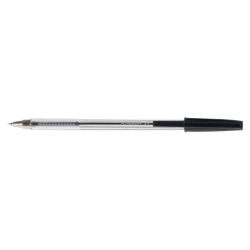 Einwegkugelschreiber, ca. 1mm, schwarz