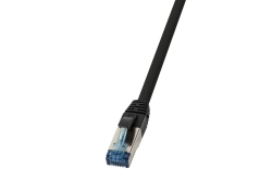 Logilink Patchkabel CAT6A S/FTP AWG27f.50,00m Industrie schw