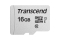 SD microSD Card 16GB Transcend SDHC USD300S-A w/Adapter