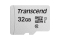 SD microSD Card 32GB Transcend SDHC USD300S-A w/Adapter
