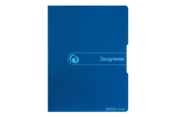 Herlitz Sichtbuch Zeugnisse opak blau 20 Hüllen