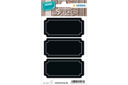 HERMA Tafeletiketten Schilder schwarz 6St.