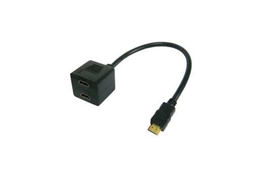 Techly HDMI Videokabel Splitter Stecker auf 2x HDMI Buchse