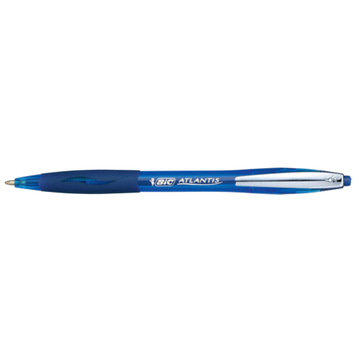 Druckkugelschreiber ATLANTIS® Soft - 0,4 mm, blau (dokumentenecht)