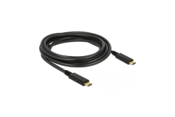 DELOCK Kabel USB C > C E-Marker 5A 3.0m schwarz
