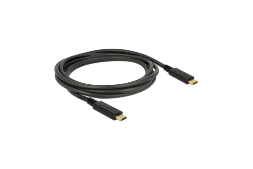 DELOCK Kabel USB 3.1 Gen1 C > C E-Marker 3A 2.0m schwarz
