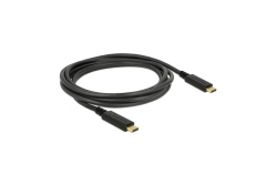 DELOCK Kabel USB 3.1 Gen1 C > C E-Marker 3A 2.0m schwarz