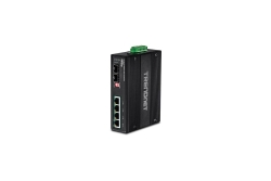 TRENDnet Industrie Switch 6 Port Gbit PoE IP30 Metall
