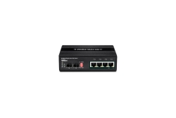 TRENDnet Industrie Switch 6 Port Gbit PoE IP30 Metall
