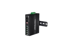 TRENDnet Industrie Switch 6 Port Gbit PoE IP30 Metall