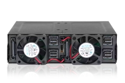 Backplane IcyDock 4x6,3cm SATAI-III in 1x5,25 HDD/SSD sw