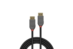 LINDY DisplayPort 1.4 Kabel Anthra Line 2m St/St A/B schwarz