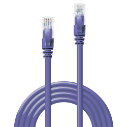 LINDY Patchkabel Cat6 U/UTP violett 5.00m