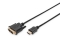 DIGITUS HDMI-Kabel A->DVI(18+1) St/St 3.0m schwarz FullHD