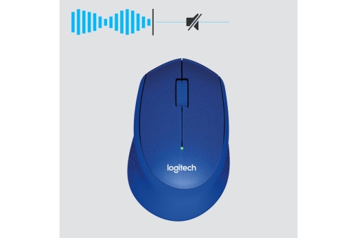 Logitech Wireless Mouse M330 silent plus blue retail