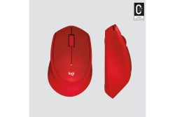 Logitech Wireless Mouse M330 silent plus red retail