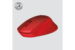 Logitech Wireless Mouse M330 silent plus red retail