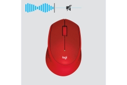 Logitech Wireless Mouse M330 silent plus red retail