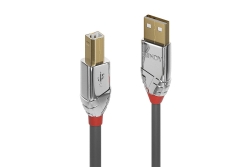LINDY USB 2.0 Kabel Typ A/B Cromo Line M/M 3m