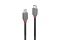 LINDY USB 2.0 Kabel Typ C/Micro-B Anthra Line M/M 0.5m