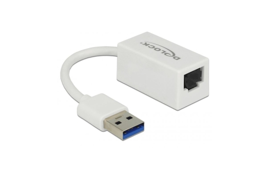 DELOCK Adapter SuperSpeed USB-A St > Gigabit LAN komp. Weiß