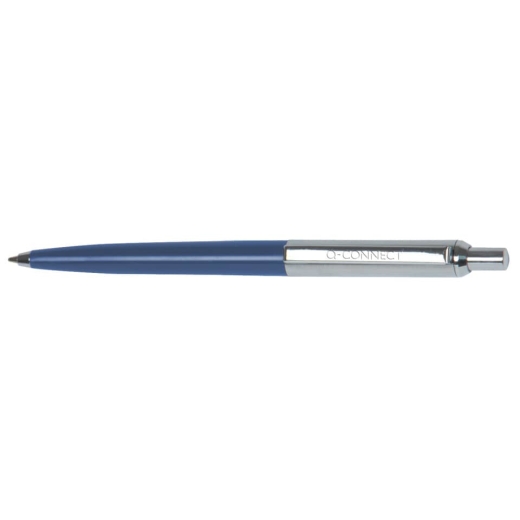 Druckkugelschreiber - M, blau/silber