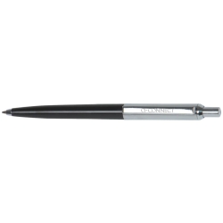 Druckkugelschreiber - M, schwarz/silber