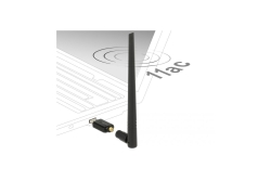 DELOCK WLAN-Stick USB3.0 Dualband 300Mbps + ext. Antenne