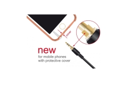 DELOCK Klinkenkabel 3.5mm 3Pin St > St 2.0m schwarz