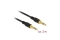 DELOCK Klinkenkabel 3.5mm 3Pin St > St 2.0m schwarz