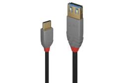 LINDY USB 3.1 Typ C an A Adapterkabel Anthra Line 0.15m