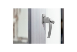 Olympia Fenstergriff mit Schloss FGS 100, silber